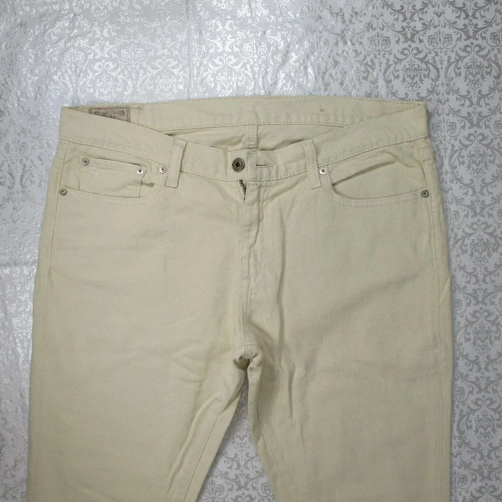 POLO Ralph Lauren Cream Skinny Jeans Size 32 - Picture 2 of 7